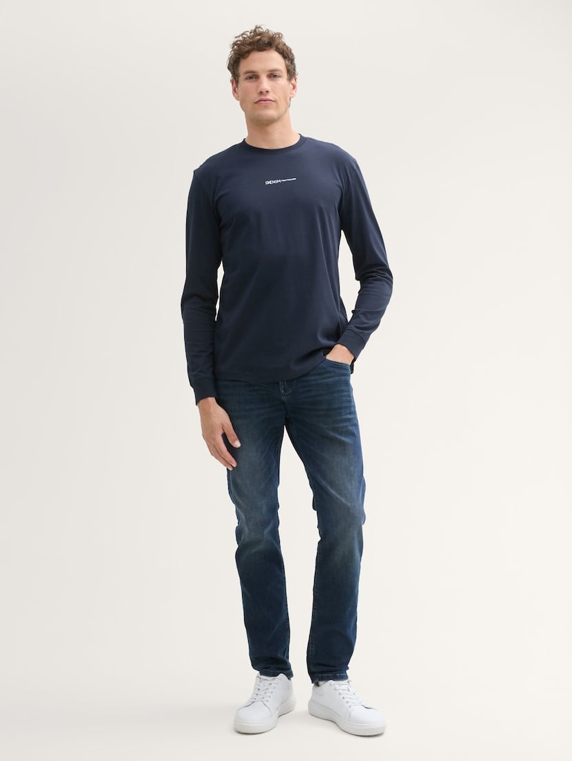  Blugi slim Aedan - Albastru-1043795-10172-16