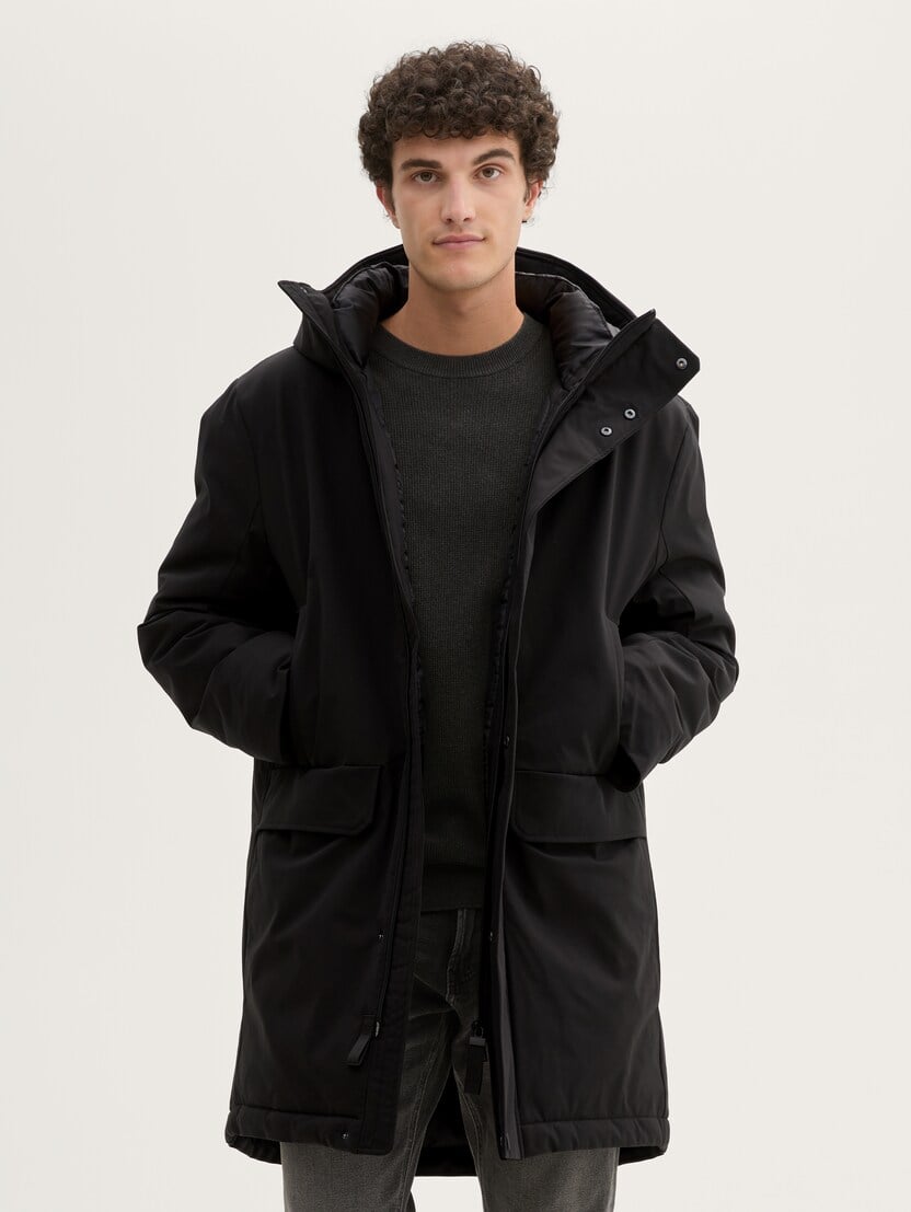  Jachetă parka cu glugă - Negru-1041349-29999-16