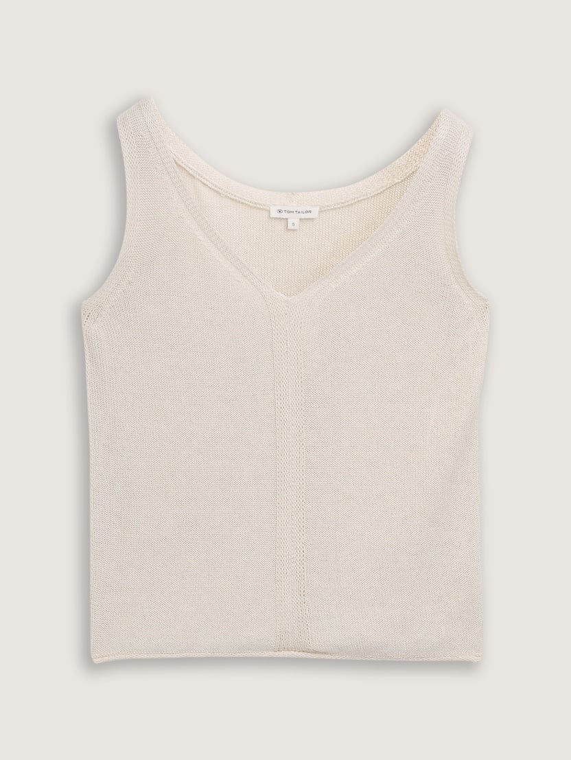 Top tricotat - Bej-1046609-37762-16