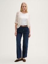 Cardigan tricotat - Alb_1538208
