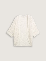 Cardigan tricotat - Alb_1538208