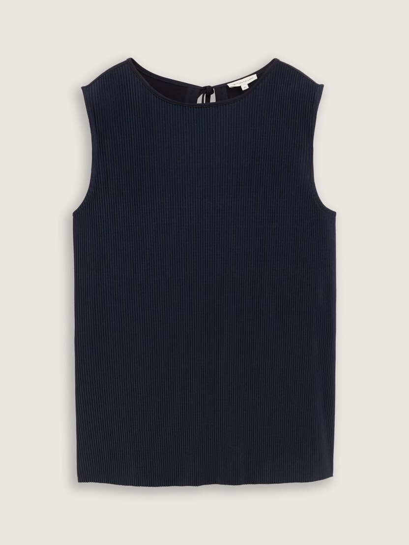 Plisiran top - Plava-1046416-10668-14