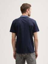 Bluză polo din jerse - Albastru_2933136
