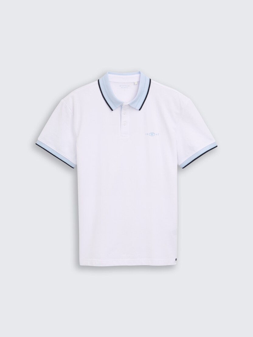Polo majica sa printom - Bela_8058178