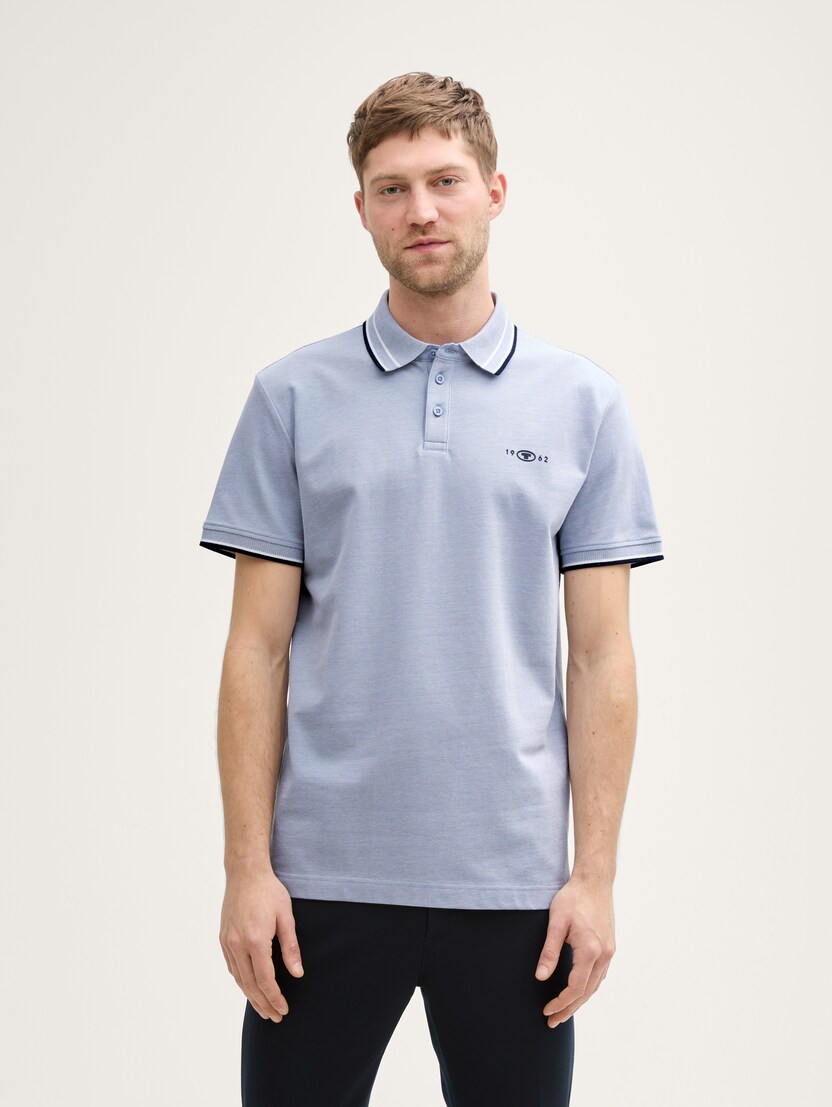 Polo majica s printom - Plava-1045629-37680-14