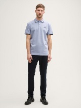 Polo majica s printom - Plava_8017514