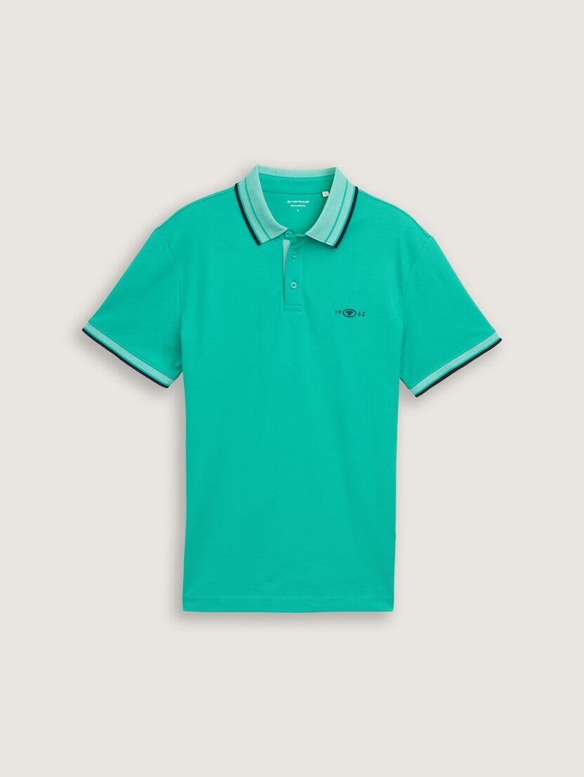 Tricou polo cu imprimeu - Verde_4972778