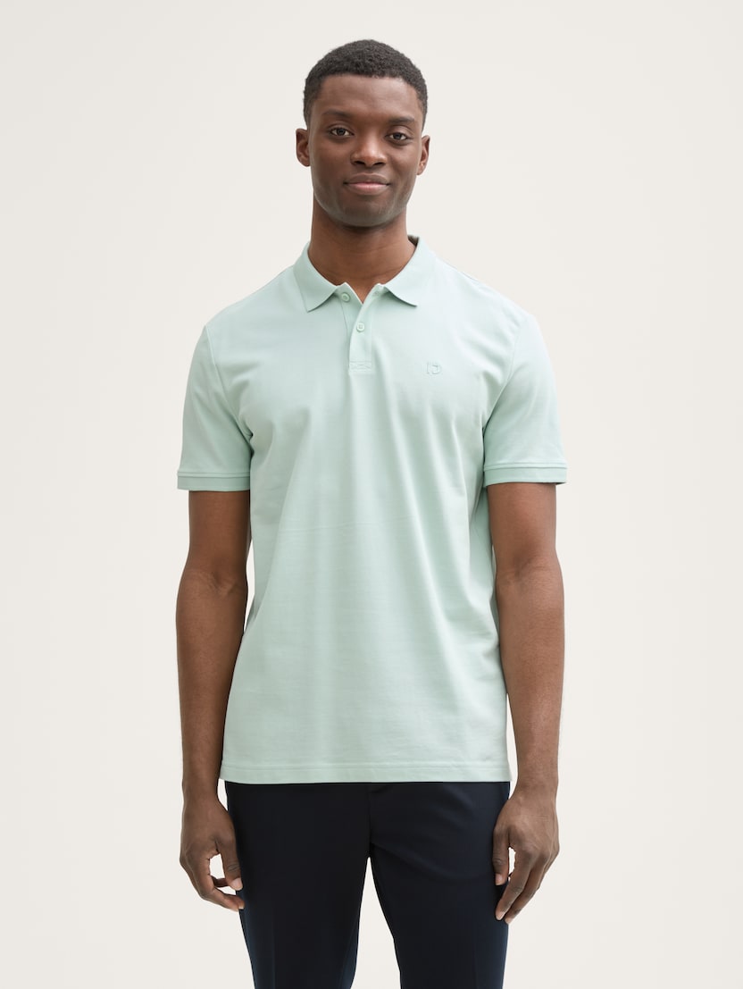 Tricou polo cu imprimeu - Verde