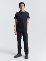 Tricou polo cu detalii - Albastru_8674402