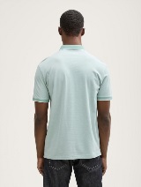 Tricou polo cu detalii la guler - Model/Mai multe culori_2159477