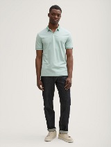 Tricou polo cu detalii la guler - Model/Mai multe culori_2159477