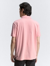 Tricou polo cu detalii - Roz_6287043