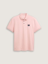 Tricou polo cu detalii - Roz_6287043