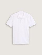 Polo cu logo mic - Alb_1738643