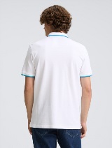 Polo cu logo mic - Alb_2900300