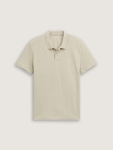 Polo cu logo mic - Bej_1729571