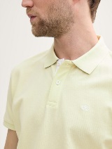 Tricou polo cu logo mic brodat - Galben_3571586