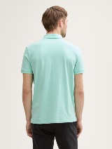 Polo-majica s malim izvezenim logom - Zelena_433691