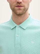 Polo-majica s malim izvezenim logom - Zelena_433691