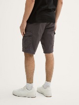 Kargo pantalone s printom - Siva_4107480