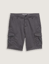 Kargo pantalone s printom - Siva_4107480