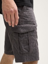 Kargo pantalone s printom - Siva_4107480