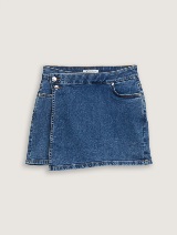 Fustă-pantalon petrecută - Albastru_4258783