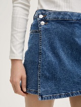 Fustă-pantalon petrecută - Albastru_4258783