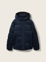 Jachetă puffer cu glugă - Albastru_7607999