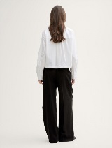 Pantaloni cu croială largă - Negru_6604898