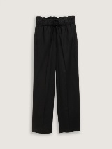 Pantaloni cu croială largă - Negru_6604898
