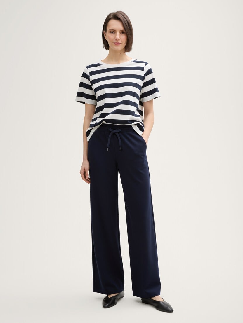  Pantaloni cu croială largă - Albastru-1045835-10668-16