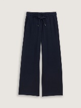 Pantaloni cu croială largă - Albastru_9763838