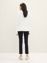 Pantaloni conici relaxaţi - Albastru_6999572