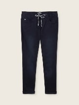 Pantaloni conici relaxaţi - Albastru_6999572