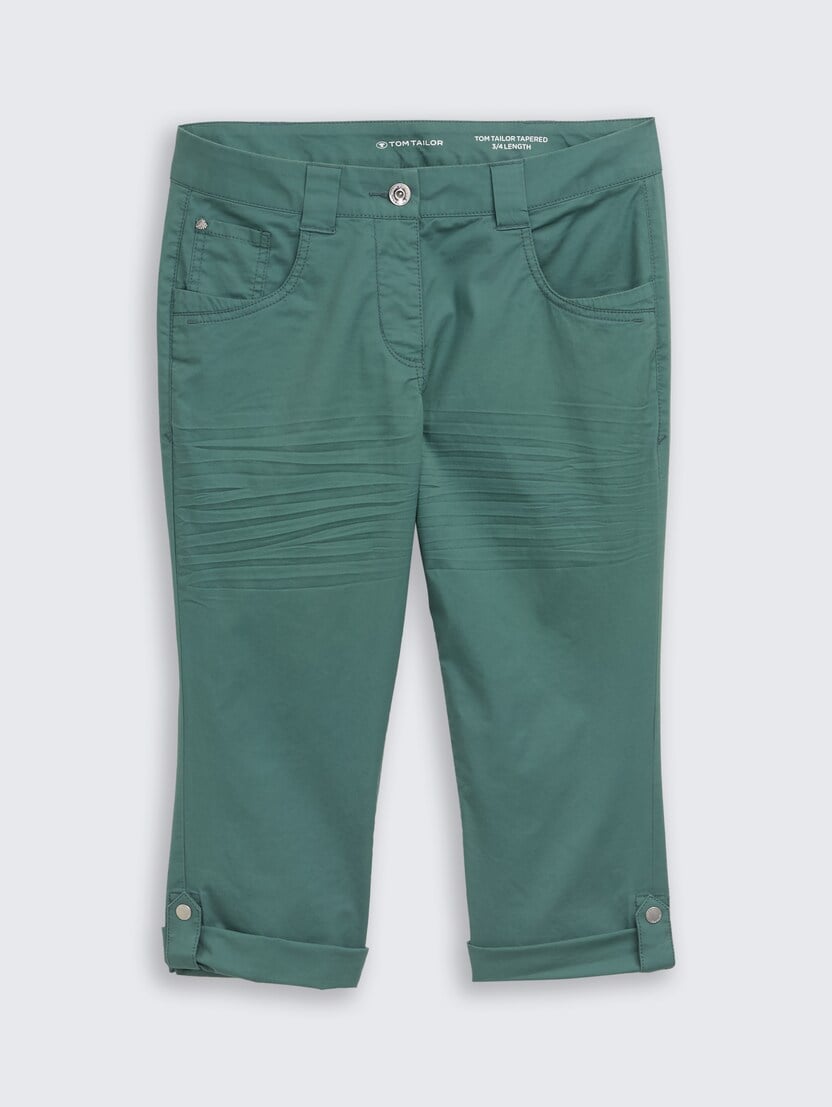 Pantaloni conici relaxaţi - Verde_1013129