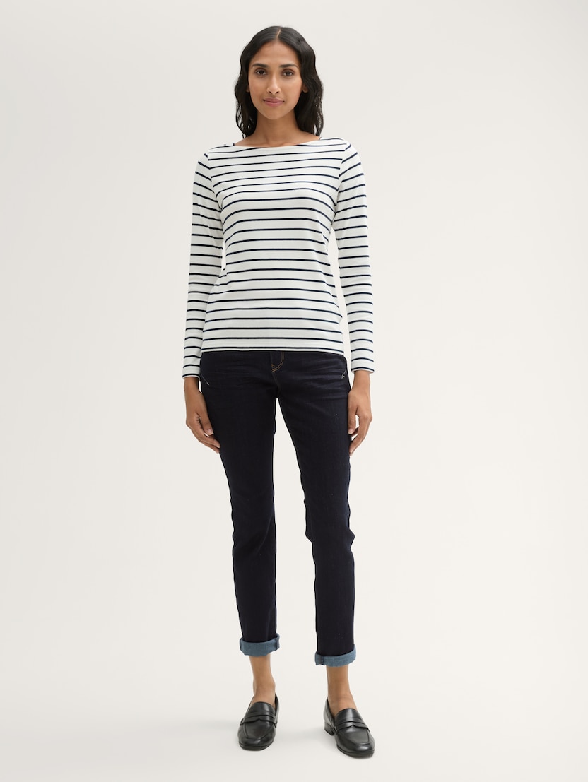  Blugi conici relaxaţi - Albastru-1038347-10138-16