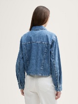 Cămaşă din denim - Albastru_3642155