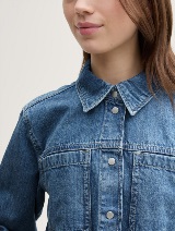 Cămaşă din denim - Albastru_3642155