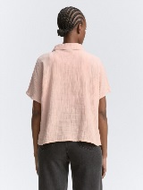 Cămaşă din muselină - Roz_5904977