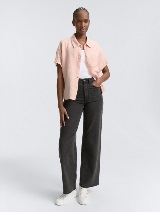 Cămaşă din muselină - Roz_5904977