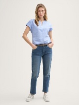 Strukturirana bluza - Plava_5619239