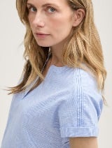 Strukturirana bluza - Plava_5619239