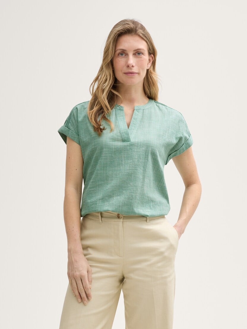 Strukturirana bluza - Zelena_659409
