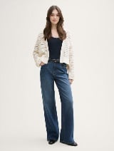 Cardigan structurat - Alb_5675926