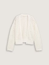 Cardigan structurat - Alb_5675926