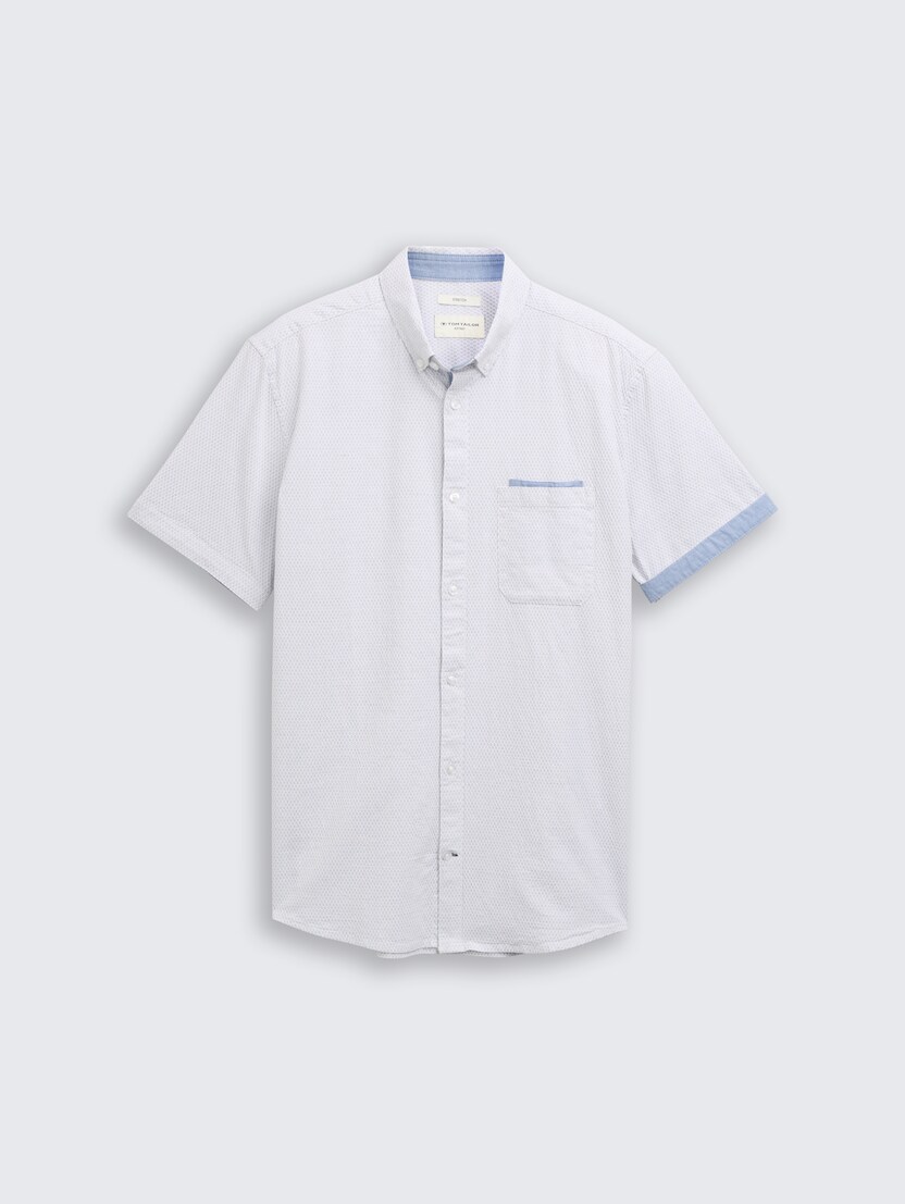 Strukturirana srajca - Bela_8564345