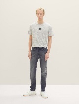 Blugi slim conici - Gri_1275341