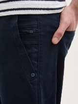 Pantaloni conici slim - Albastru_7067460