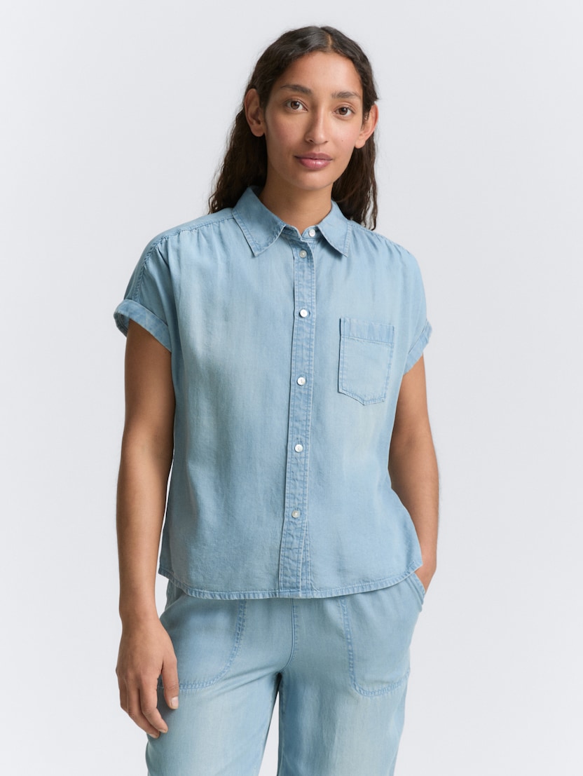 Tencel bluza - Modra_3550815